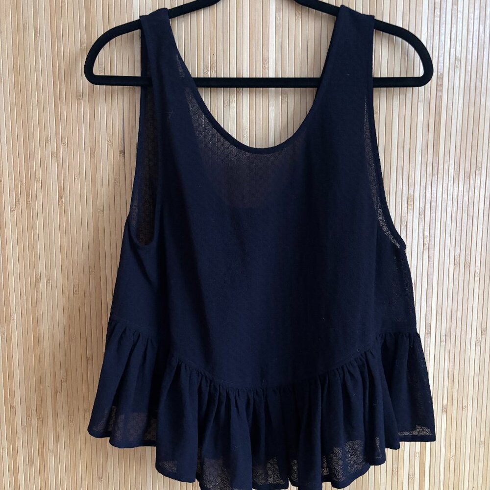 Creatures of Comfort Wool Tank Top Navy size S